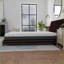 Matelas, matelas ferme en mousse viscoélastique gélifiée de 12 po avec support de bord, grille d'aération et housse lavable, lavande | simple TG | mousse