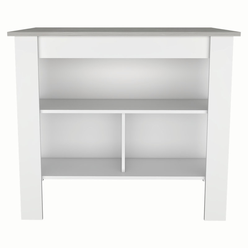 Îlot de cuisine polyvalent avec rangement abondant et construction stable