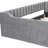 Full Xl Sized Velvet Daybed In Gray With Side Pocket - Versatile For Different Occasions No Box Spring Easy Assembly Storage Ideal Daily Comfort Process-1019288403