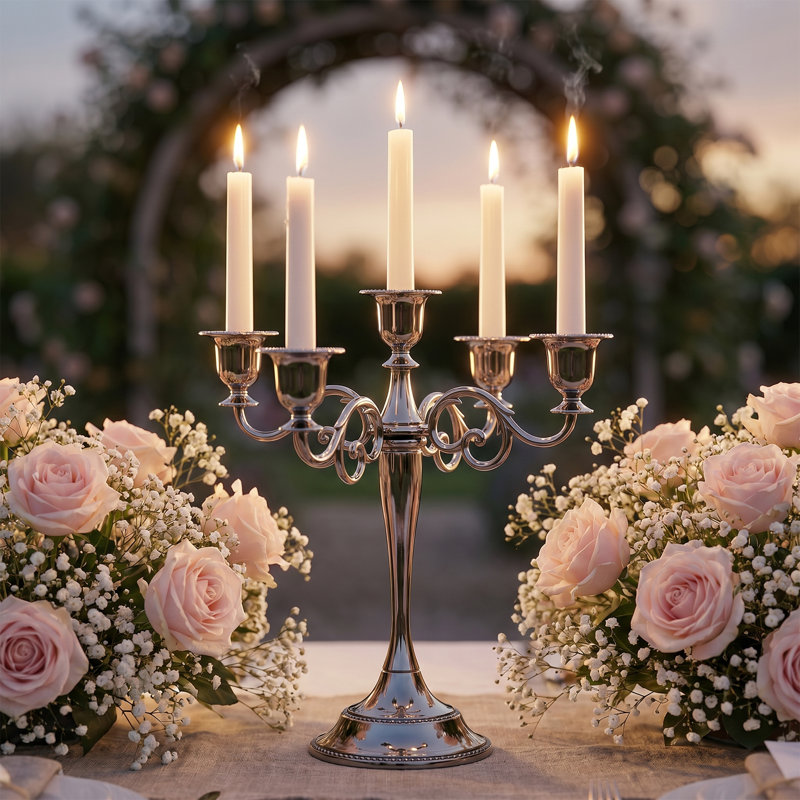 Iron Candelabra, Black