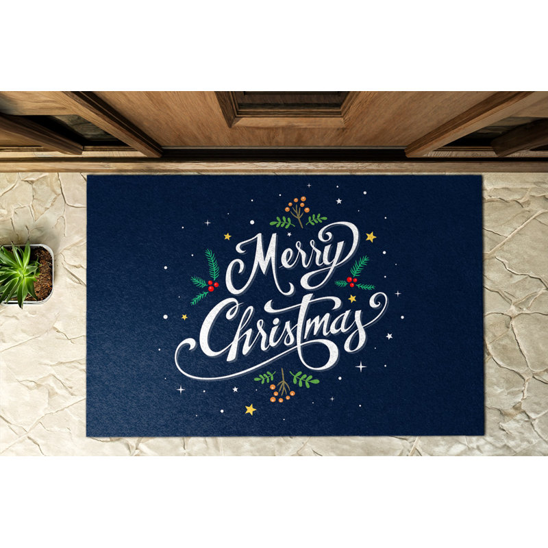 Non-Slip Christmas Outdoor Doormat