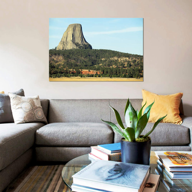 « devils tour national sur toile, wyoming i », reproduction d’impression sur toile, H 18 po x l 26 po x P 1,5 po