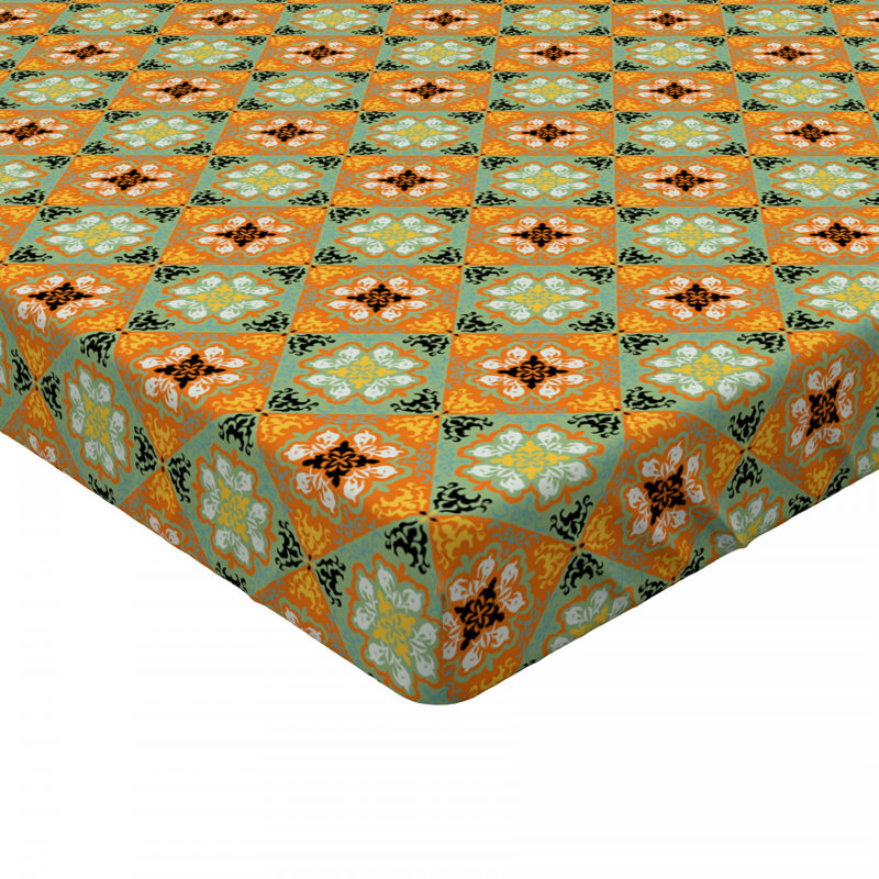 Microfiber Fitted Sheet, Queen Fitted Sheet, Mustard