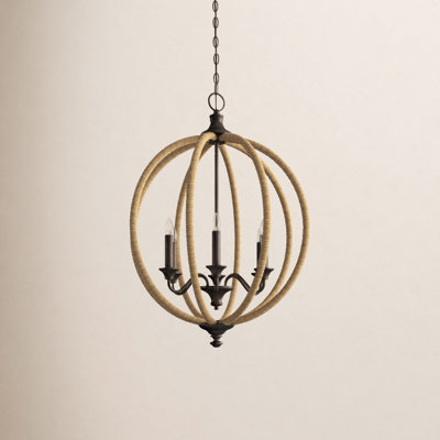 Warwickshire 6 - Light Dimmable Globe Chandelier