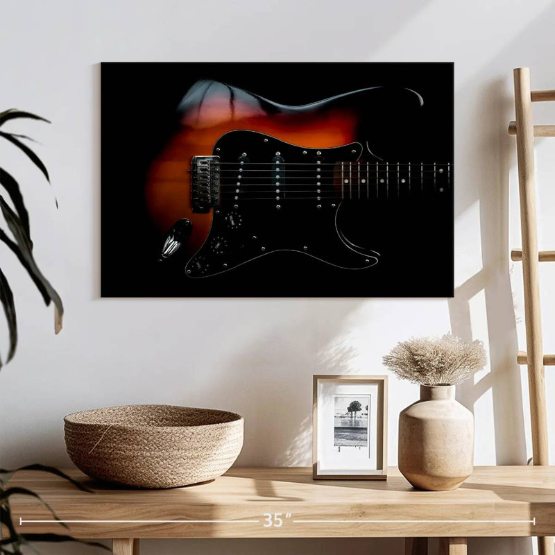 Guitare électrique élégante Abarca, H 16 po x l 24 po