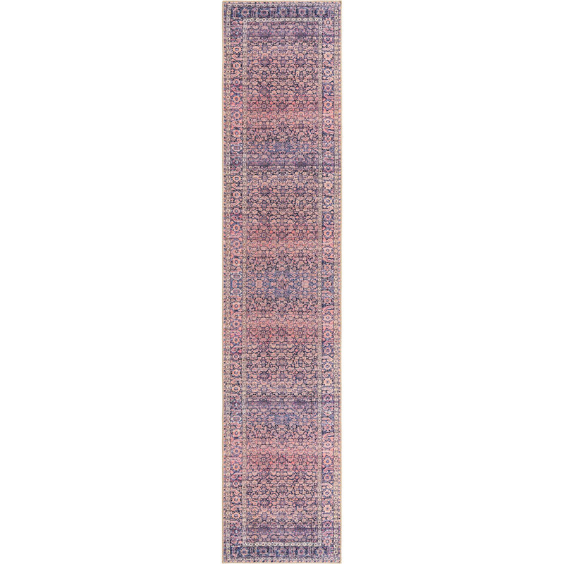 Mcclamma Chenille Oriental Indoor Rug, Runner 2'6" x 12'