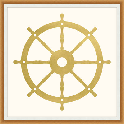 Gold Leaf Wheel Painting