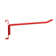 6" Gridwall Metal Hooks, Red