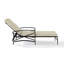 Chaise longue simple inclinable avec coussin Tarpley-283535785-283535784