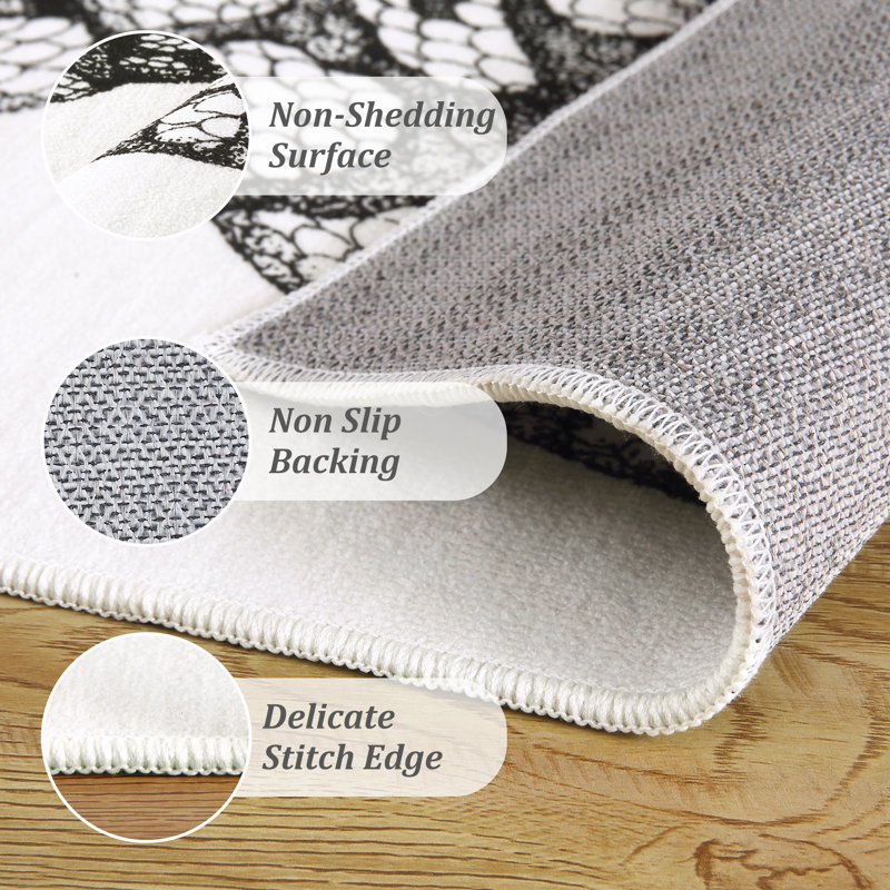 Tapis Dason avec envers antidérapant, Rectangle 9 pi x 12 pi