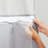 Hookless It's A Snap Shower Curtain Liner, Snap-in PEVA Water & Mildew Resistant Shower Curtain Liner, Easy Install Replacement Shower Liner, 70 In Wide x 54 In Long, Frost