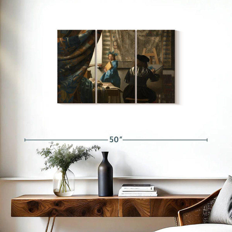 Senne, l'art de peindre, H 20 po x l 33 po