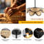Ashelynn 20.08" Boho Rattan Farmhouse Caged Ceiling Fan with Light Kit and Remote