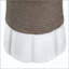 Table d'appoint en corde tissée MGO avec base en éventail