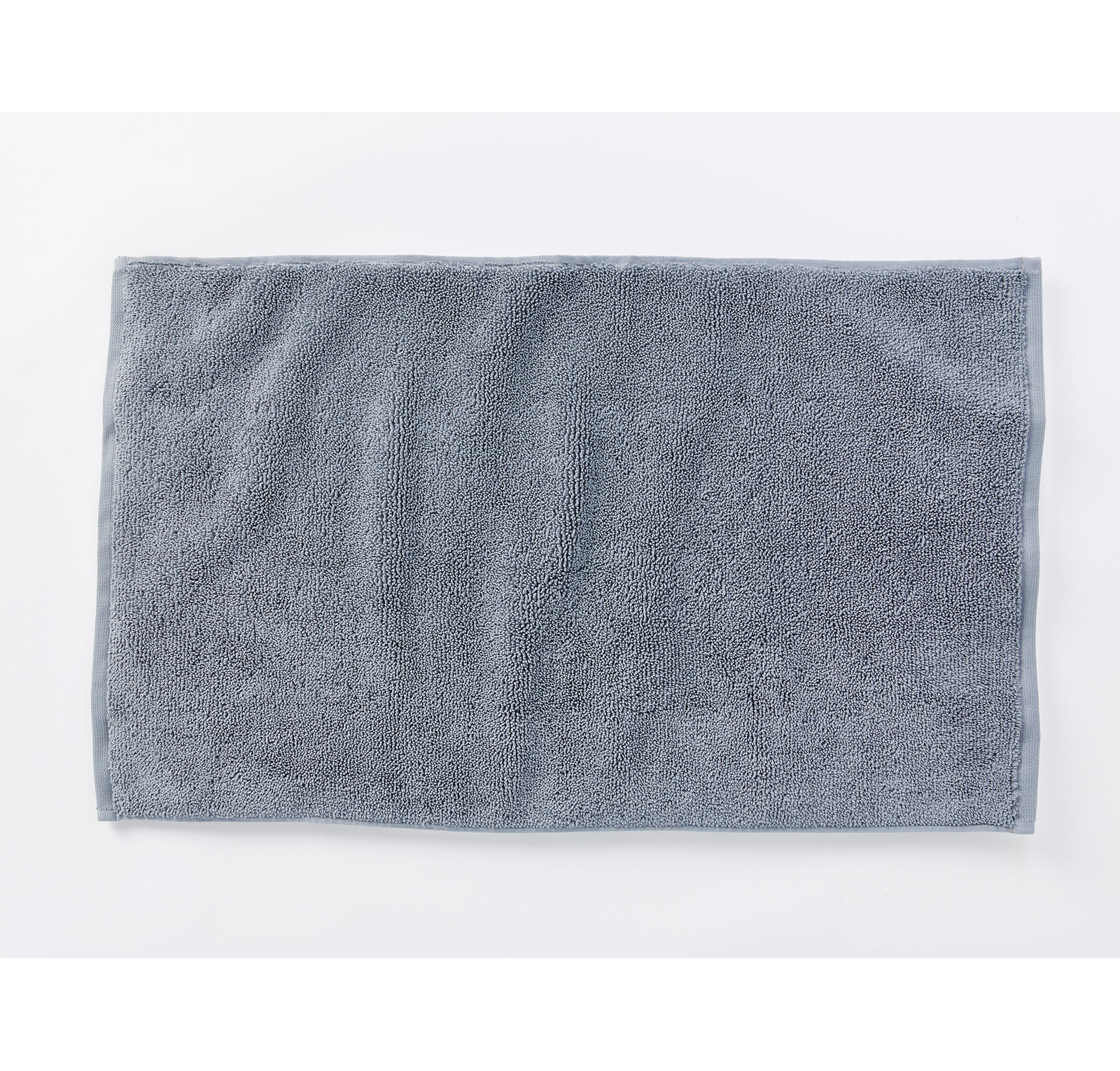 Cloud Loom Organic Bath Mat, Steel Blue, 32" L x 19" W