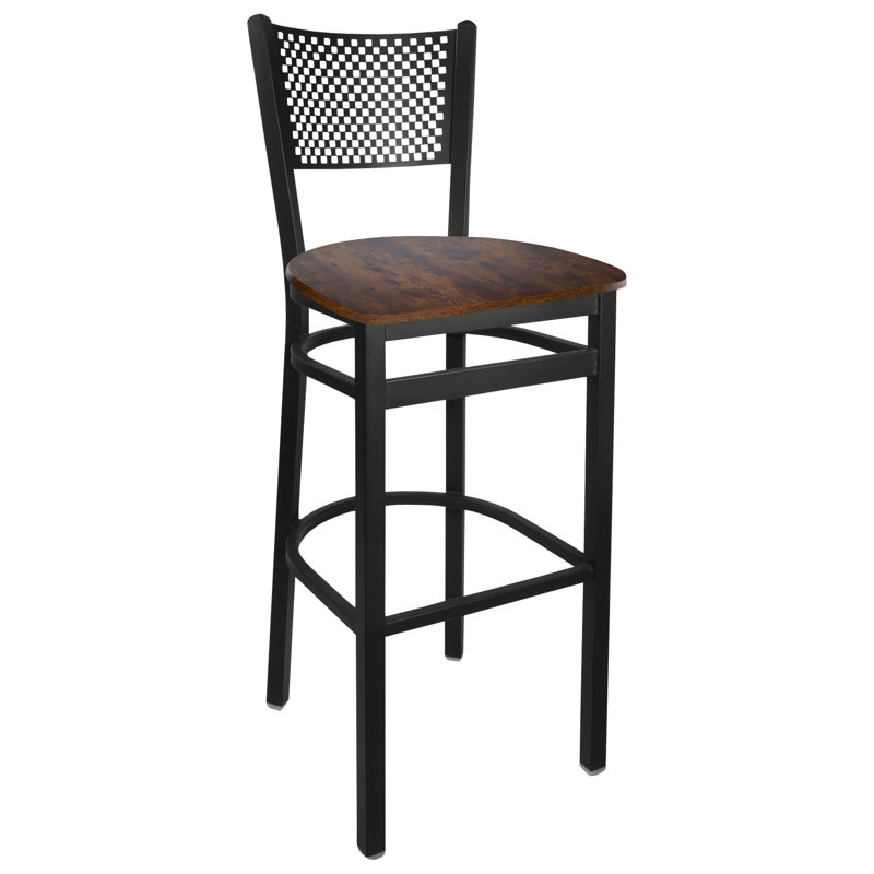 Tabouret de bar Polk, Vintage Walnut