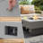 Outdoor Square Steel Fire Pit Table-997283572