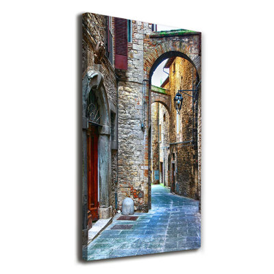 Italian Streets - Wrapped Canvas Print