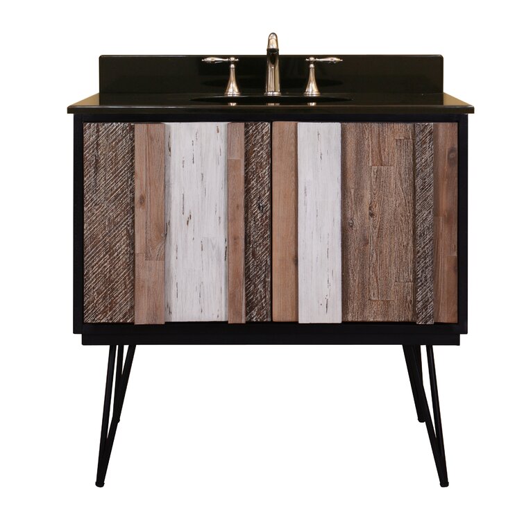 Union Rustic Jemarr 60'' Double Bathroom Vanity with Resin Top