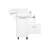 50.7-Inch White Kitchen Island With Storage, Tilted Trash Bin Cabinet, And Pull-Out Cabinet Organizer. 5-Wheel Rolling Kitchen Island With Folding Panel, Suitable For Kitchens And Dining Rooms.-261208898