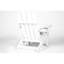 3 chaises pliantes blanches. Profitez d'une assise spacieuse. Montage facile. Blanches avec table d'appoint. Assise large et confortable. Résistantes aux intempéries. Installation facile.