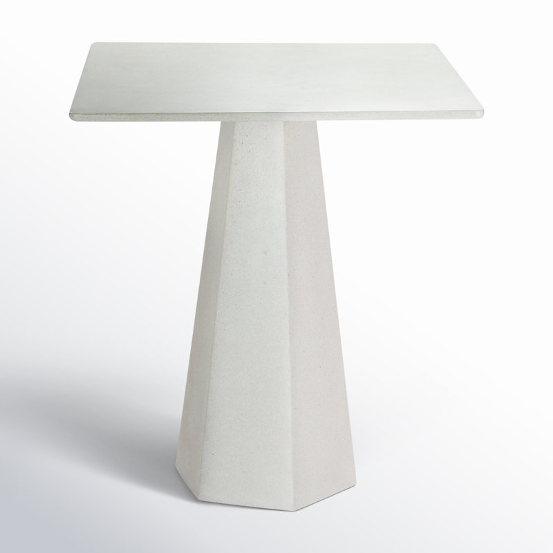 Broadway 31.5'' Stone Outdoor Bistro Table