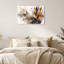 Art mural sur toile, feuilles dorées et noires-1880784684