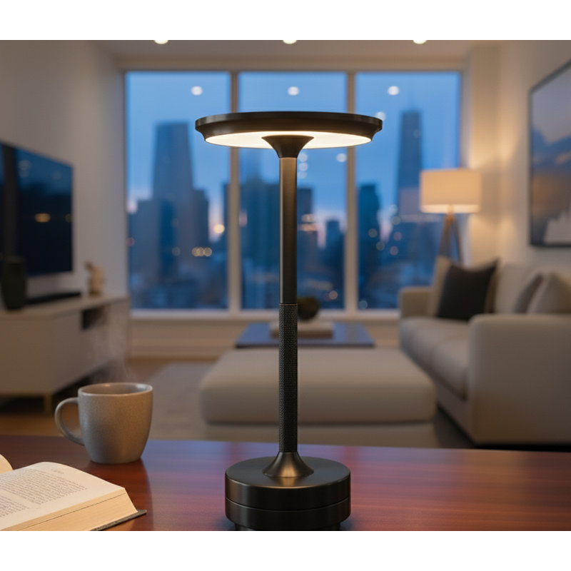 Cherry Table Lamp, Black