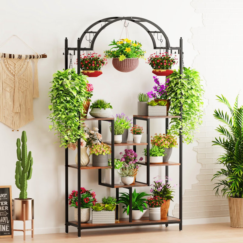 Support pour plante en métal: support à plantes pour jardin