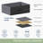 Spacious Wood Frame Dresser with 8 Large Fabric Drawers Drawers for Bedroom, Living Room, Closet, Hallway, TV Stand, or Toy Chest Use-84930481