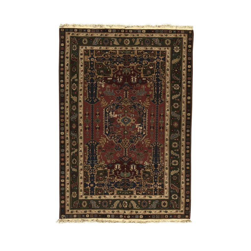 Sumack Hand Woven Wool Oriental Area Rug