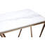 Fultz 120cm Marble Top Console Table
