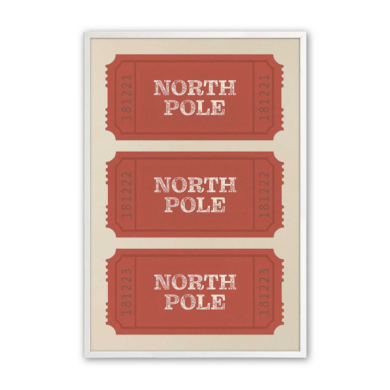 Destination North Star Art Print, 12" x 16", Opaque White