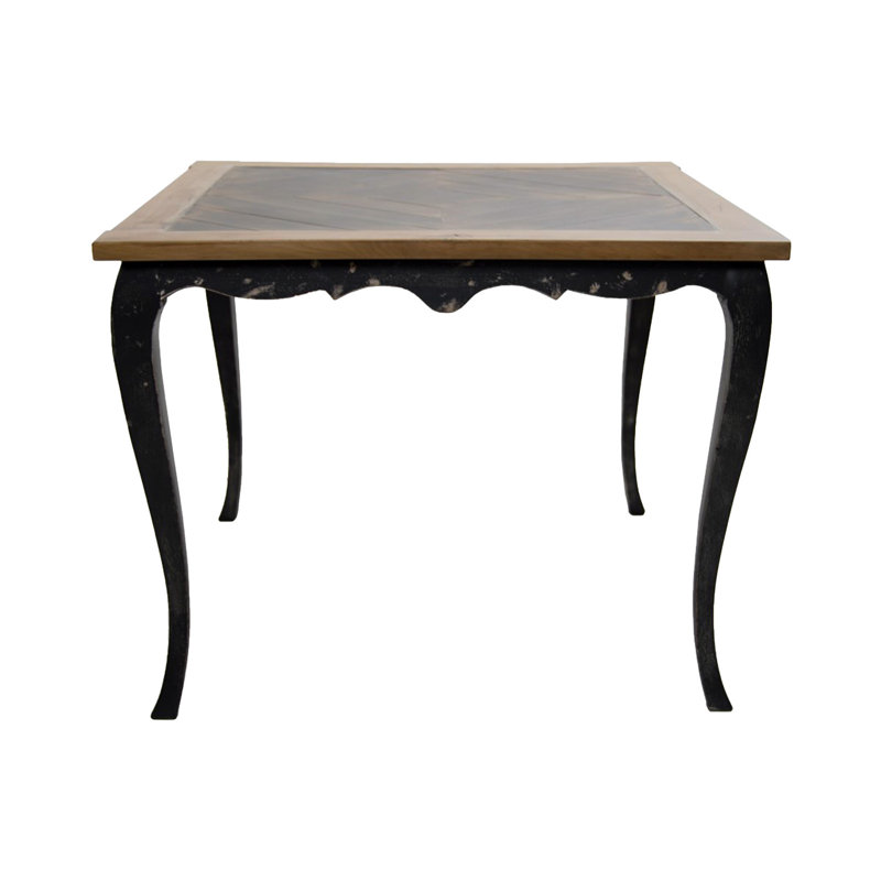 Heathcote Pine and Beech Square Solid Wood Top with Solid Wood Base Dining Table