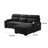 Upholstered L-Shaped Sectional Right Hand Facing-388111533
