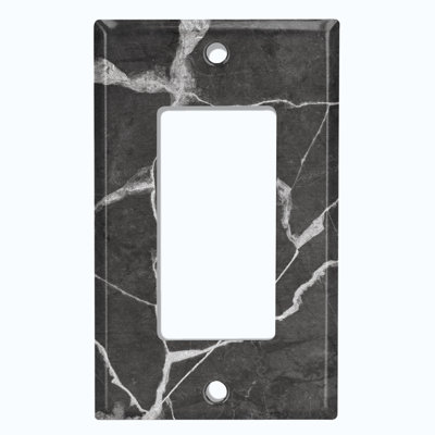 Patterned 1 - Gang Rocker Standard Wall Plate
