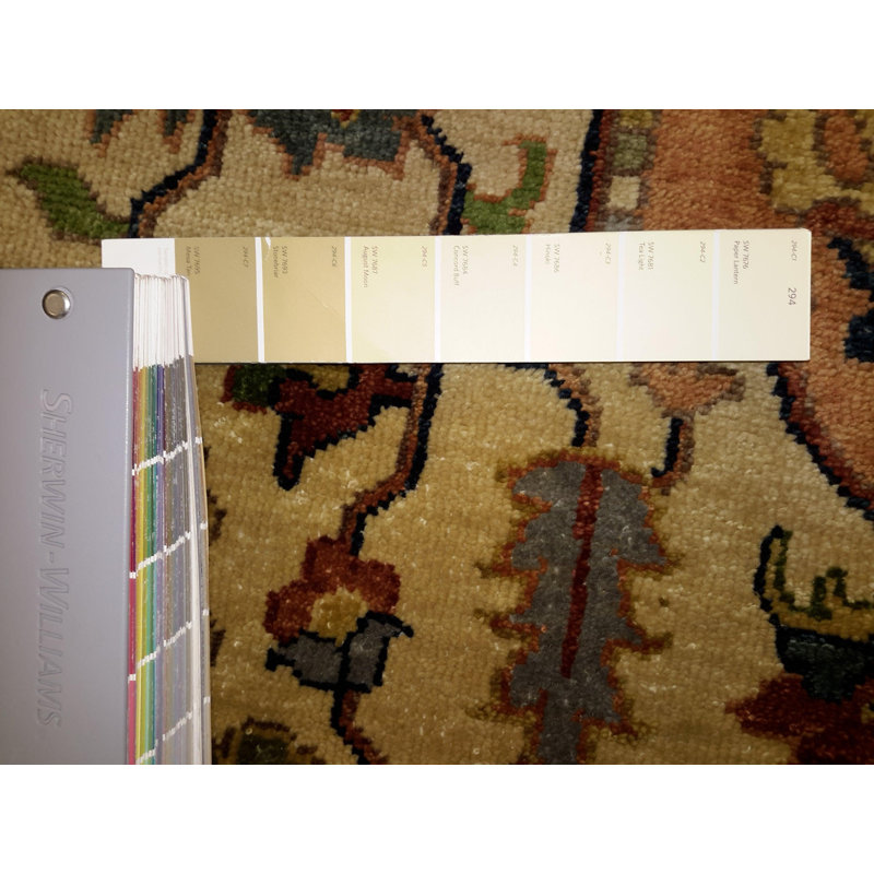 Kathrynne Oriental Area Rug in Beige