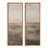 Calm Neutral Abstract Horizon - Set of 2 Framed Wall Art Print on Canvas 60"x20"x2pcs-30774777-30774778