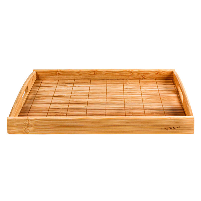 Plateau de service en bambou Rotherhithe, H 1,5 po x l 17,5 po x P 11,5 po