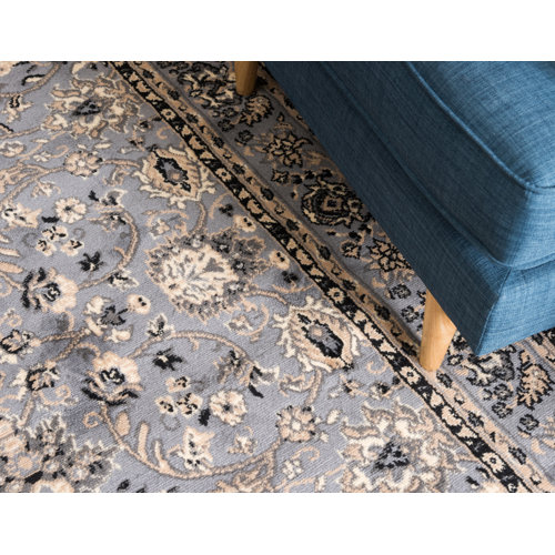 Charlton Home® Hanan Performance Gray Rug & Reviews | Wayfair