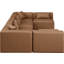 Canapé modulaire en similicuir 6 pièces Houswerth-94884335