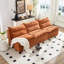 Fauteuil à oreilles Comfy Living - fauteuil d'appoint pour chambre à coucher, bureau, siège simple, chambre ergonomique orange, siège de bureau,-917474693