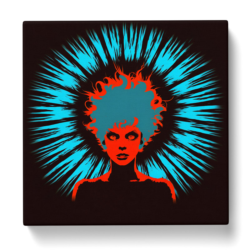 Hypnotize Silhouette No.1 - Wrapped Canvas, 50cm H x 50cm W x 3cm D