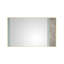 Miroir mural rectangulaire en aluminium