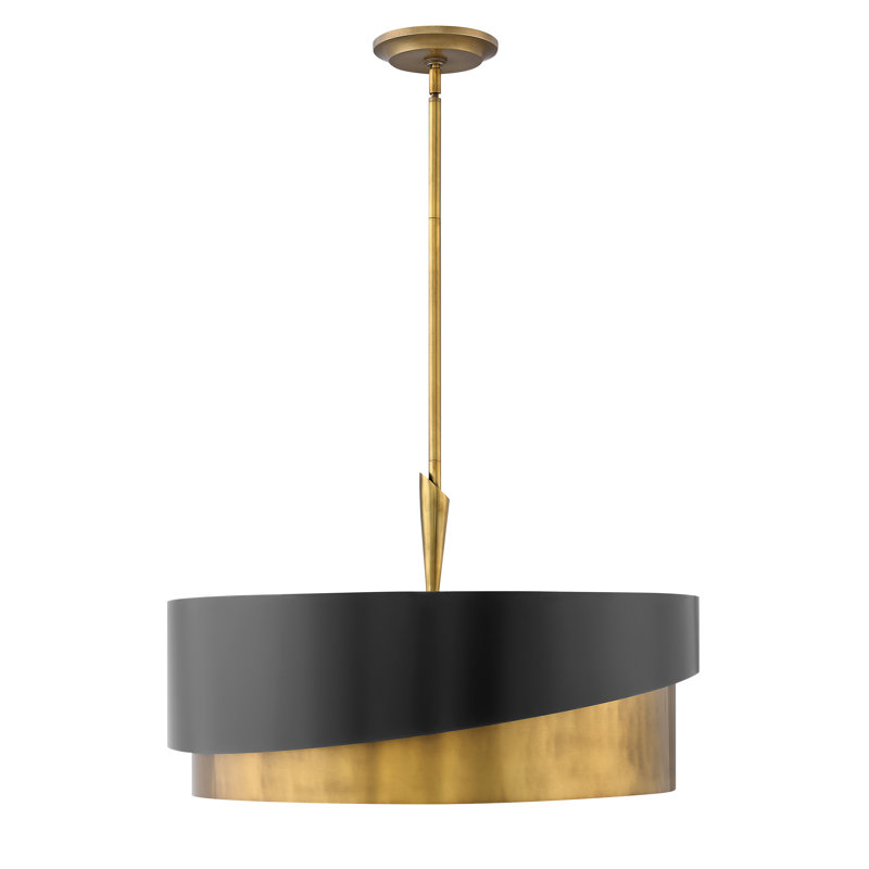Gigi Five-Light Convertible Drum Chandelier