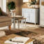 Daris Nest Of 2 Side End Tables. Solid Oak. Fully Assembled.-1252230267