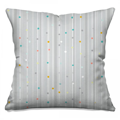 Polka Dots Throw Pillow, Pattern Double Sided Pillows