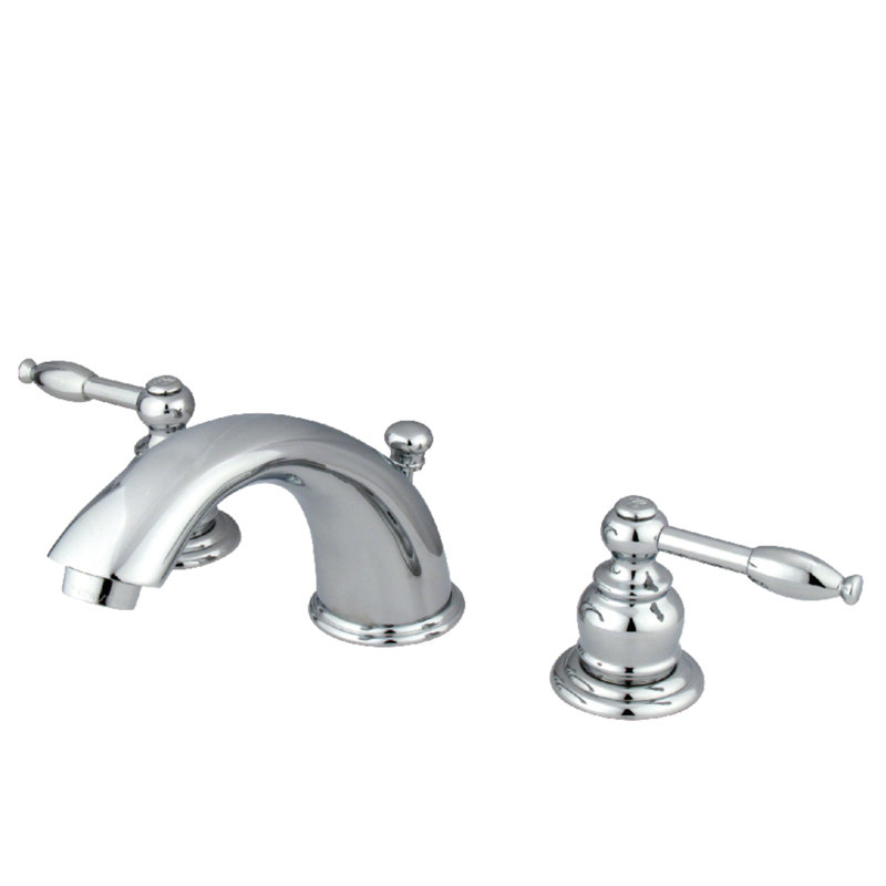 Magellan Widespread Bathroom Faucet with Drain Assembly, Polished Chrome