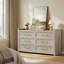 Ensemble de chambre à coucher moderne 3 pièces (commode + 2 tables de chevet)-1208689046