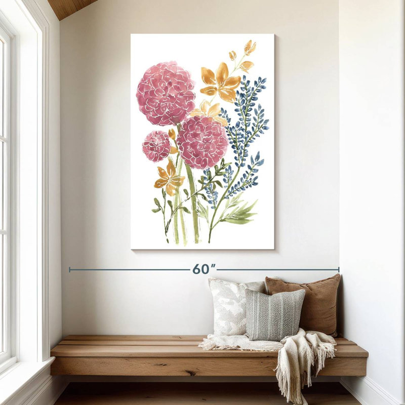 Bouquet de fleurs Harnek Boho IV, H 48 po x l 32 po